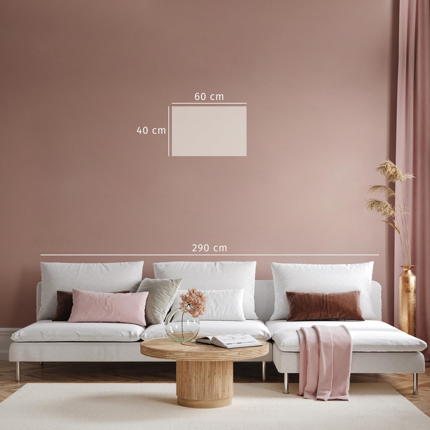 murando - Wandbilder Summer Vibes 60x40 cm 1 tlg Wand Deko Leinwand Bilder Groß Wanddeko Wohnzimmer Schlafzimmer Kunstdrucke Feiertage Sommerlandschaft Sommer Strandhütten Palmen c-H-10033-b-a