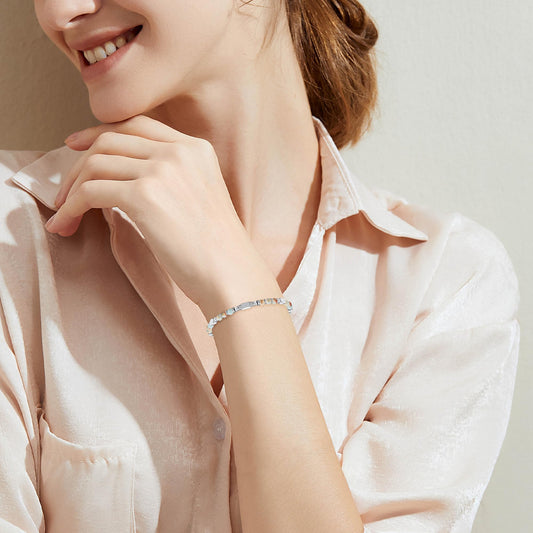 Boho Armband Damen, Natürliches Steine Armbänder für Frauen Party Weihnachten Geburtstag Jubiläum Abschluss Valentinstag Muttertag