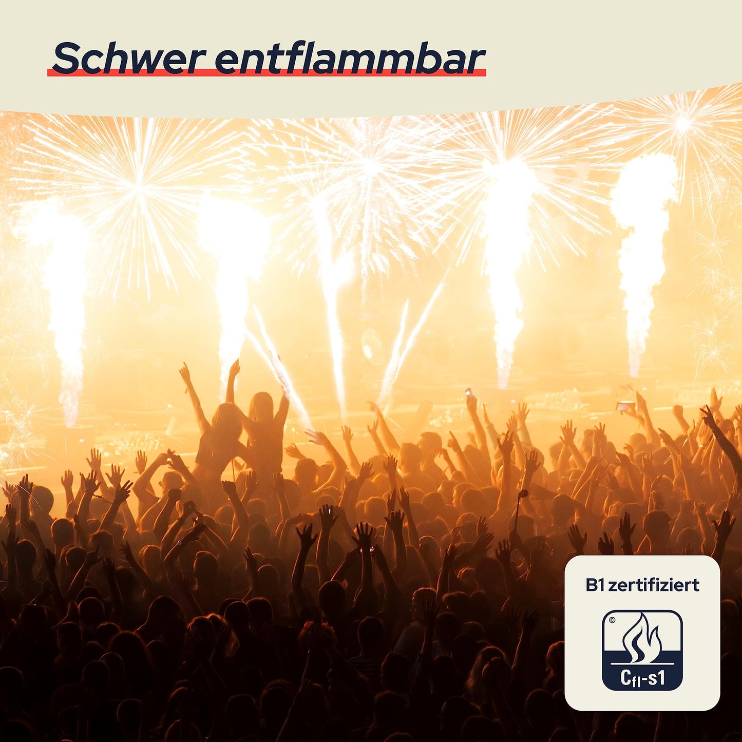 Primaflor Rips-Nadelfilz als Meterware - GLADIATOR, Grau, 2,00m x 7,00m, Schwer Entflammbarer, Gerippter Bodenbelag. Robuster Teppich-Boden