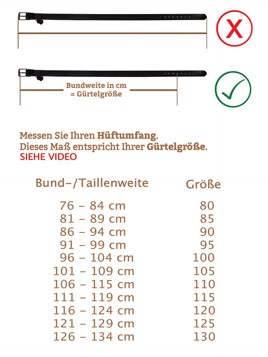 Cartvelli Herren Ledergürtel Schwarz 120cm Made in Germany - 40mm Echt-Leder Gürtel Schnalle Silber Herrengürtel Vollleder Jeansgürtel BS19s-120