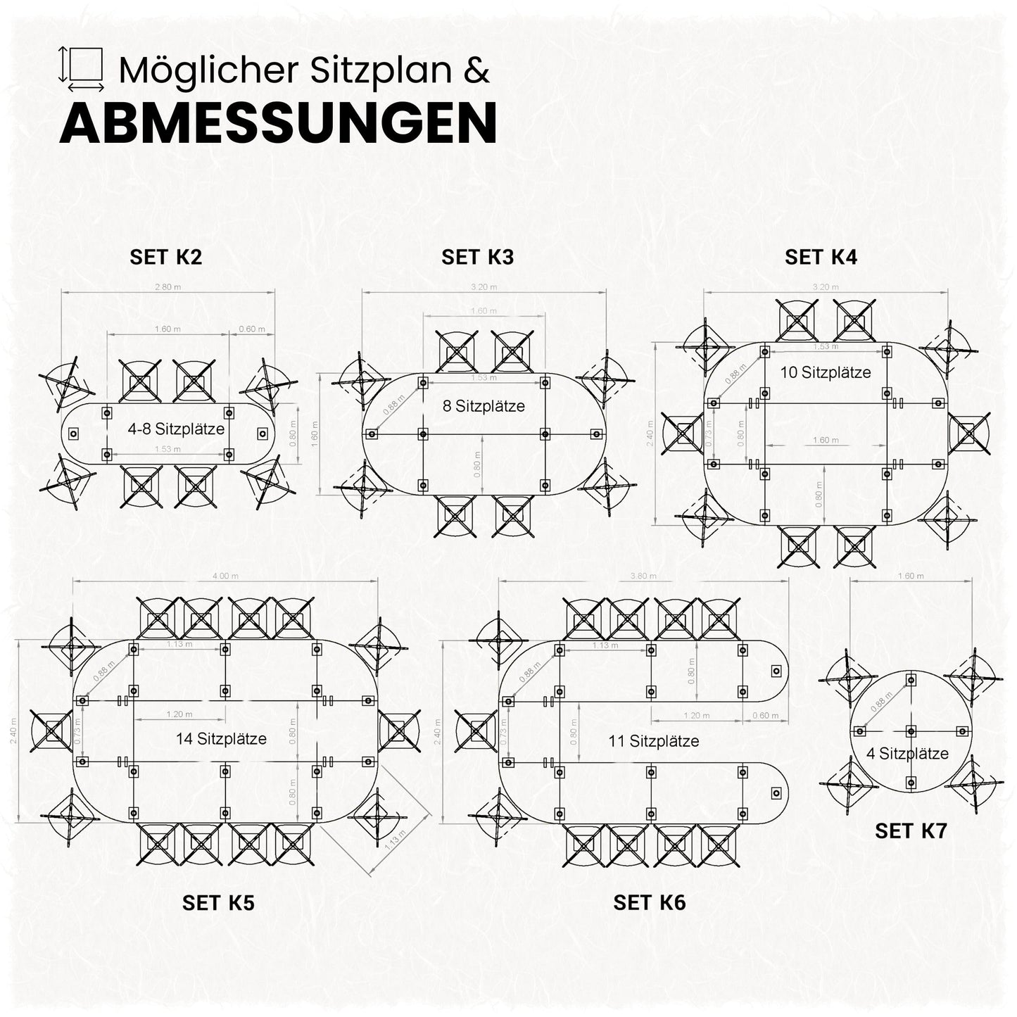 bümö Konferenztisch Kreis-Form 160x160 cm großer Besprechungstisch rund in Nussbaum, Besprechungstisch mit Chromfüßen, Meetingtisch für 4 Personen, Tisch für Besprechungsraum & Meeting