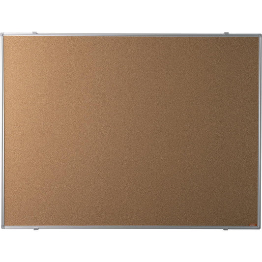eurokraft | basic | Pinnwand | eloxierter Alu-Rahmen | Naturkork | BxH 150x100 cm