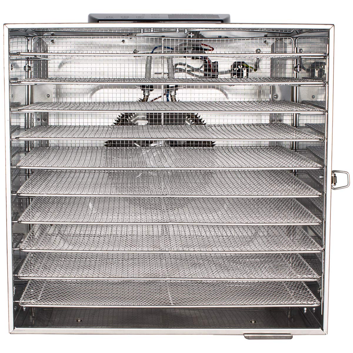Titel: Beeketal BDA-15 Edelstahl-Dörrautomat, Profi Gastro-Modell mit 10 Etagen, 24h-Timer und 30-90°C Temperaturregelung, inkl. 10 Roste