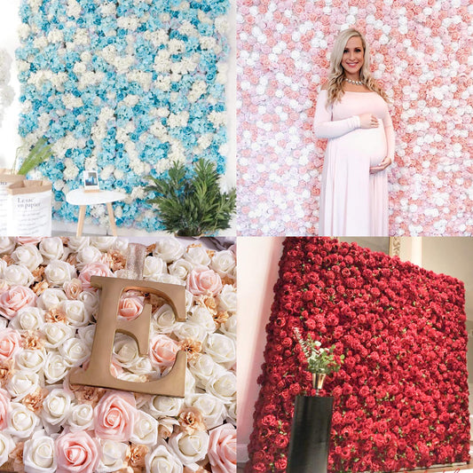 PartyWoo Künstliche Rosen, 20 Stück Kunstblumen, Künstliche Blumen, Deko Blumen, Schaumrosen, Kunstblumen Deko, Kunstblume für Geburtstagsdeko, Hochzeitsdeko, Party Deko (Rosa)