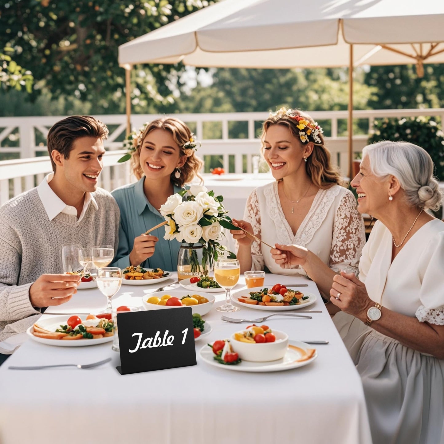 20 Kreidetafel Klein Set, Kleine Tafeln Zum Beschriften, 100x75 mmL-form Preisschilder Aufsteller, mit 2 Stiften und 1 Reinigungstuch, geeignet für Buffets, Hochzeiten, Partys, Tischkarten in Café