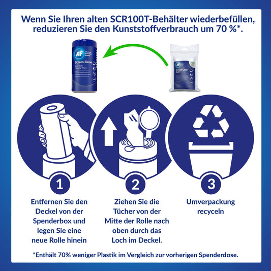 AF SCR100T Screen-Clene Bildschirmreiniger Inh.100