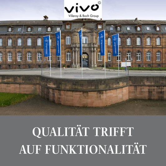 vivo – Villeroy & Boch Group – Essential White Dinner Set 18 tlg. Weiß, Spülmaschinenfest, Mikrowellensicher, Geschirr Set für 6 Personen, Müslischalen, Speiseteller, Dessertteller, Premium Porzellan