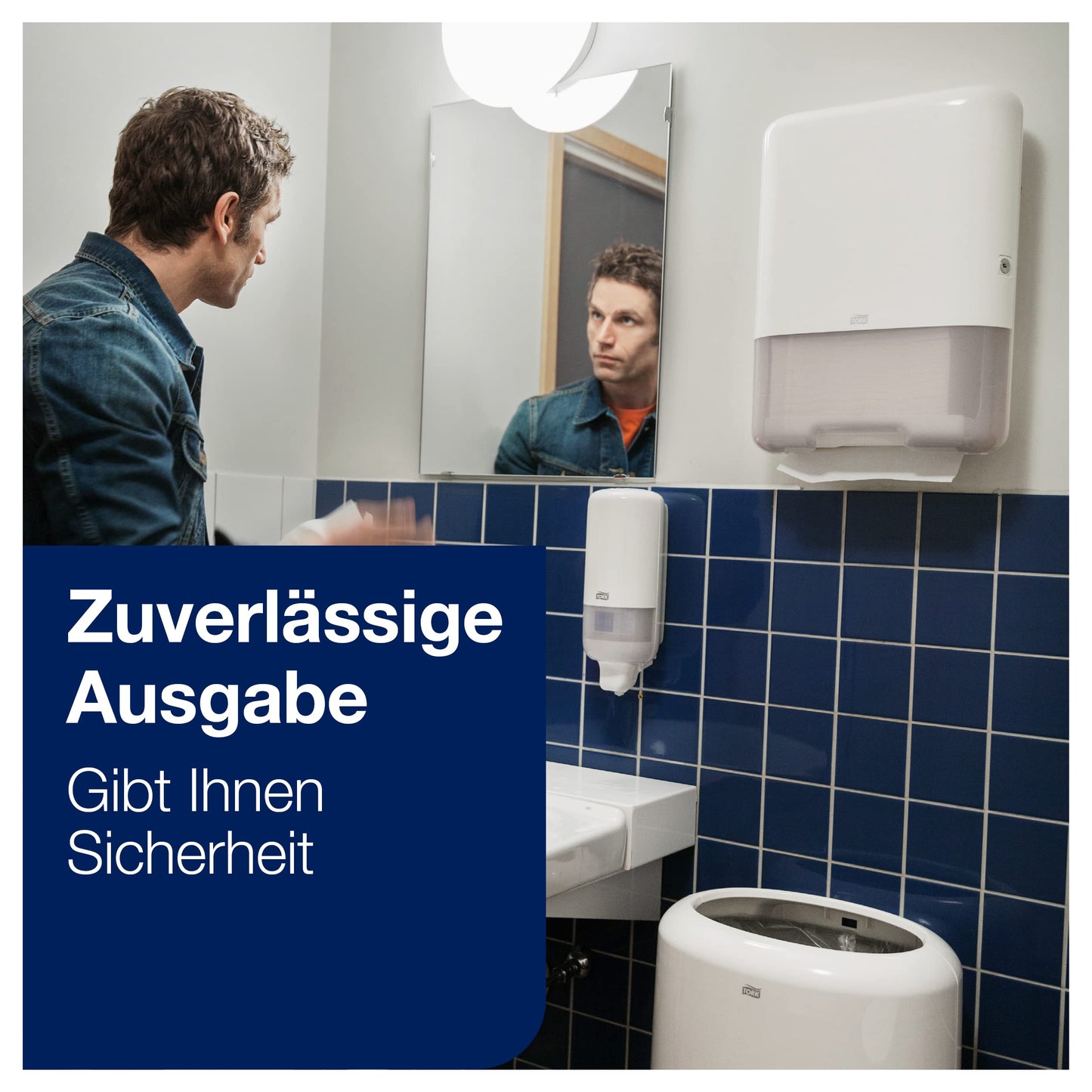 Tork weiche Zickzack Papierhandtücher Advanced 290143 - H3 Falthandtücher für Papierhandtuchspender - saugfähig und reißfest, 2-lagig, weiß - 15 x 250 Tücher