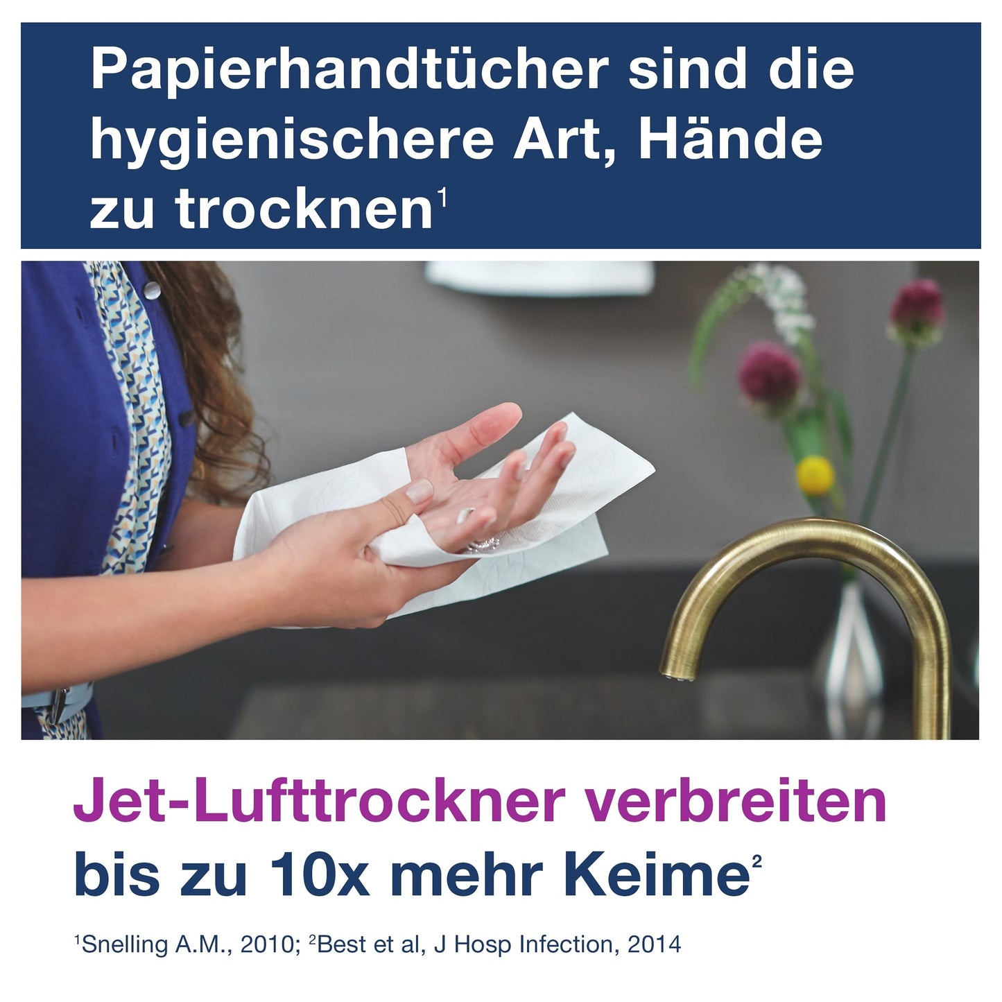 Tork Schnellauflösende Zickzack Papierhandtücher - 0290190 - Falthandtücher zum Nachfüllen für Papiertuch Spender, H3 Advanced - 2-lagig, weiß - Großpackung mit 15 x 250 Tücher
