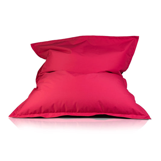 Ecopuf Pouf Sitzsack | Sitzsack aus wasserdichtem Polyester Größe M | Bodenkissen | Sitzsack für den Außenbereich Füllung aus Polystyrolperlen EPS Dim 100 x 140 cm