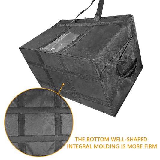 XXXL-Larger isolierte Kühltaschen mit Reißverschluss, wiederverwendbare Einkaufstaschen halten Lebensmittel heiß oder kalt, ideal für Catering, Lebensmitteltransport, 58,1 cm B x 38,1 cm H x 35,6 cm T