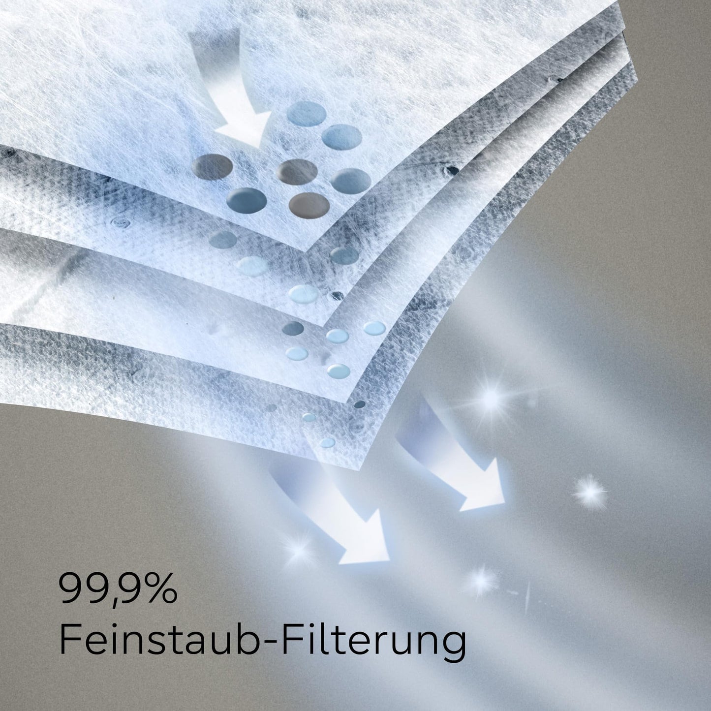 Siemens 16x Staubsaugerbeutel powerProtect Typ G ALL VZ16GALL, 99,9% Feinstaubfilterung, höhere Reinigungsleistung, 50% längere Nutzungsdauer, passend für alle Reihen außer VS08 und VS01