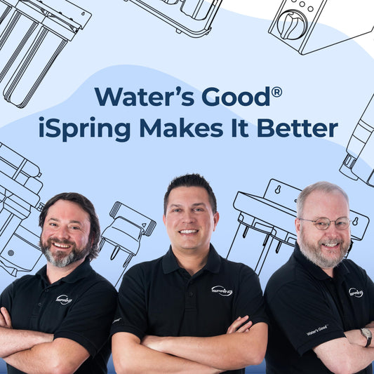 iSpring US31 3-stufiges Untertisch-Wasserfiltersystem für Trinkwasser, tanklos, hohe Kapazität, Sediment + GAC + CTO (Neueste Version)