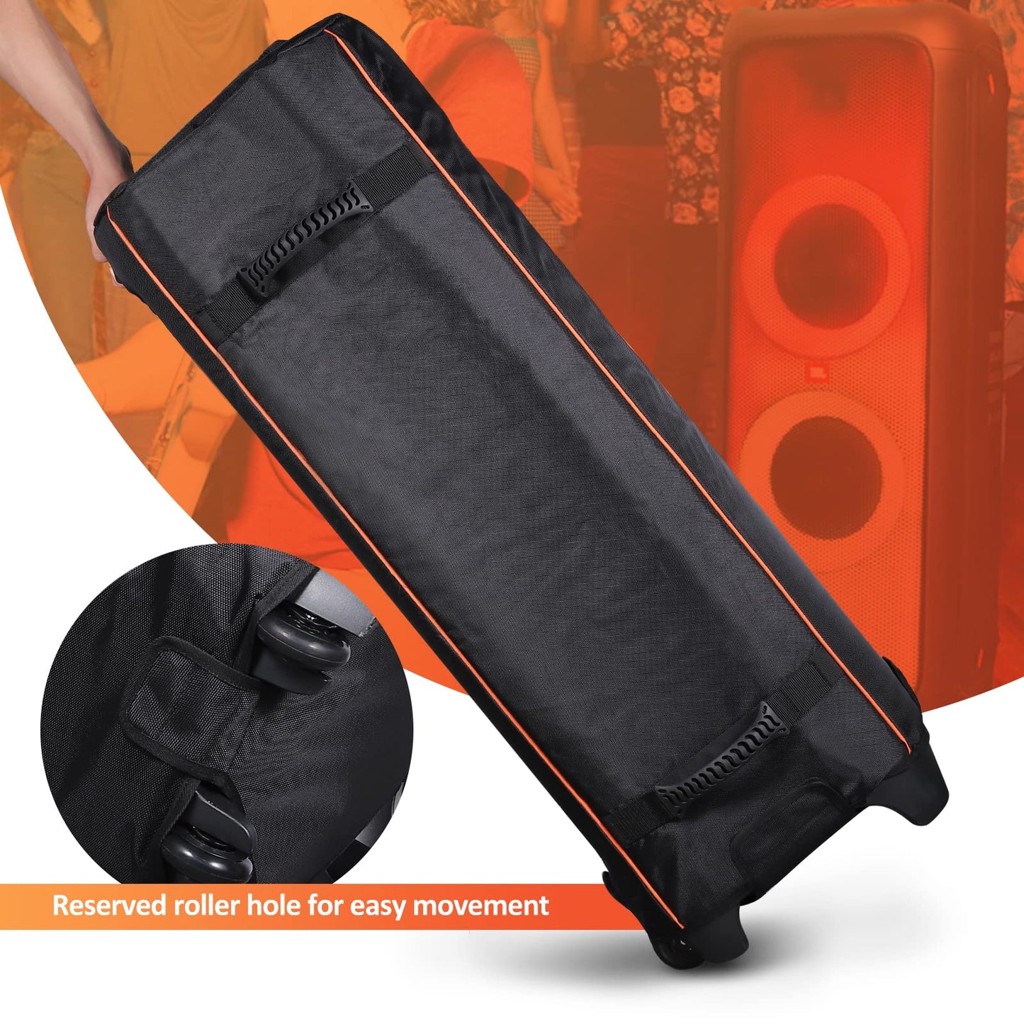 OUKNAK Taschen für JBL Partybox Bluetooth Lautsprecher Tragetasche Case Tragbar Tasche Reise Schutz Taschen für JBL Partybox Serie Bluetooth Party-Lautsprecher (For JBL partybox 1000)