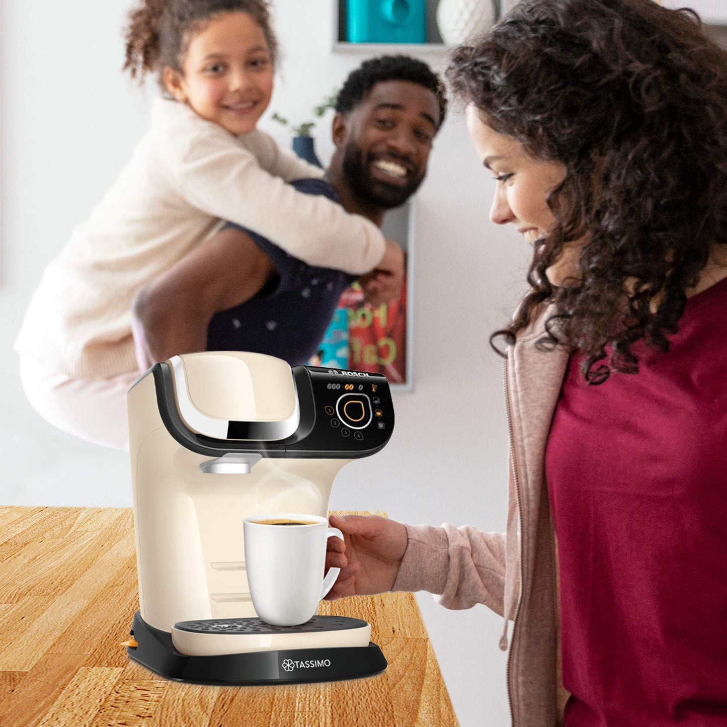 Bosch Tassimo My Way 2 Kapselmaschine TAS6507, Creme, mit BRITA Wasserfilter, Personalisierbare Getränke, über 70 Spezialitäten, 1.500 Watt