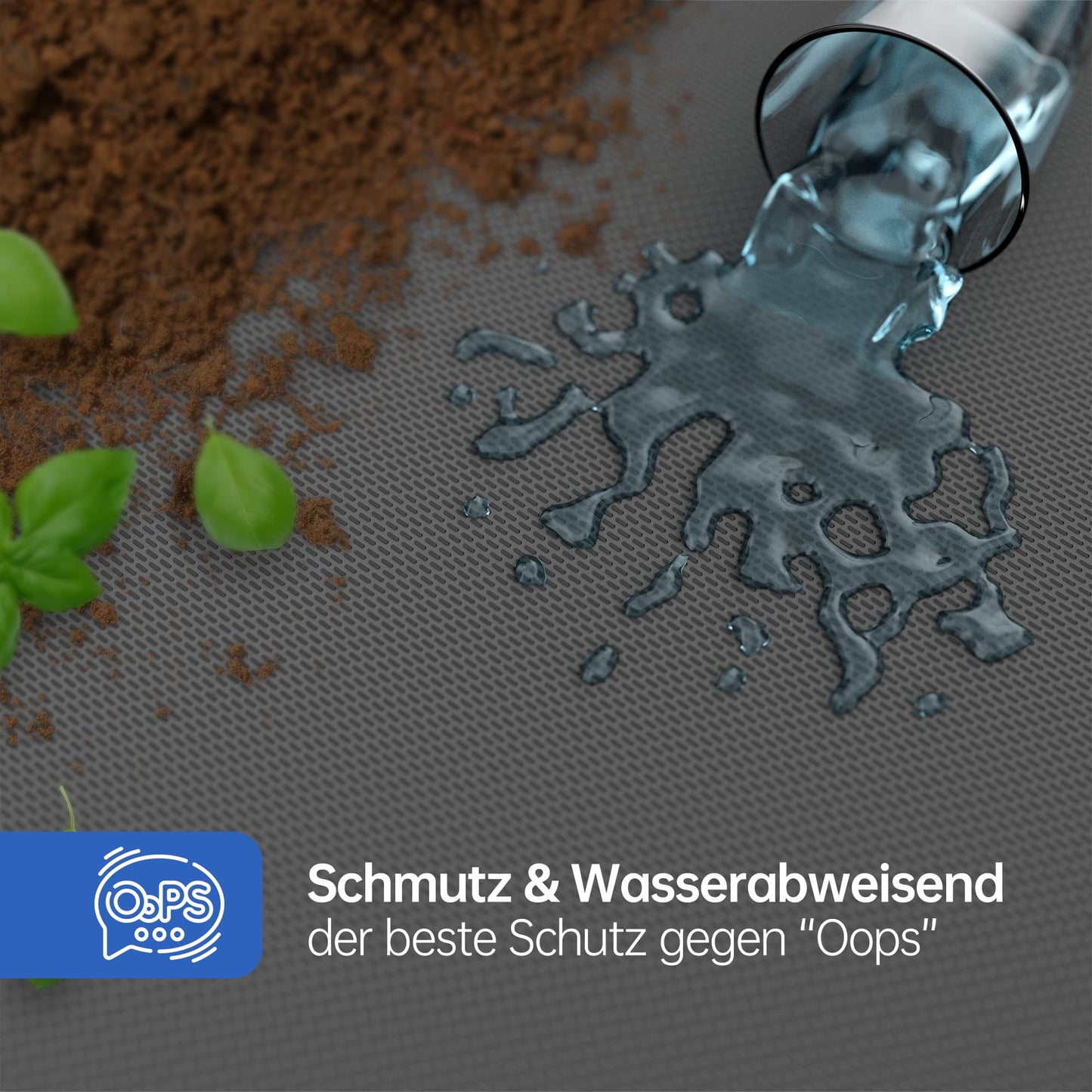 HAYATEC universal Antirutschmatte Auto Kofferraum Schutzmatte 120x100cm Rutschmatte Auto Schubladenmatte Kofferraumschutz Kofferraummatte zuschneidbar und wasserdicht Schwarz