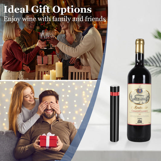 Elegear Korkenzieher Wein Weinöffner Druckluftkorkenzieher Flaschenöffner Pumpenöffner für Wein Kapselheber Tragbar Luftdruck Weinöffner für Weinflaschen