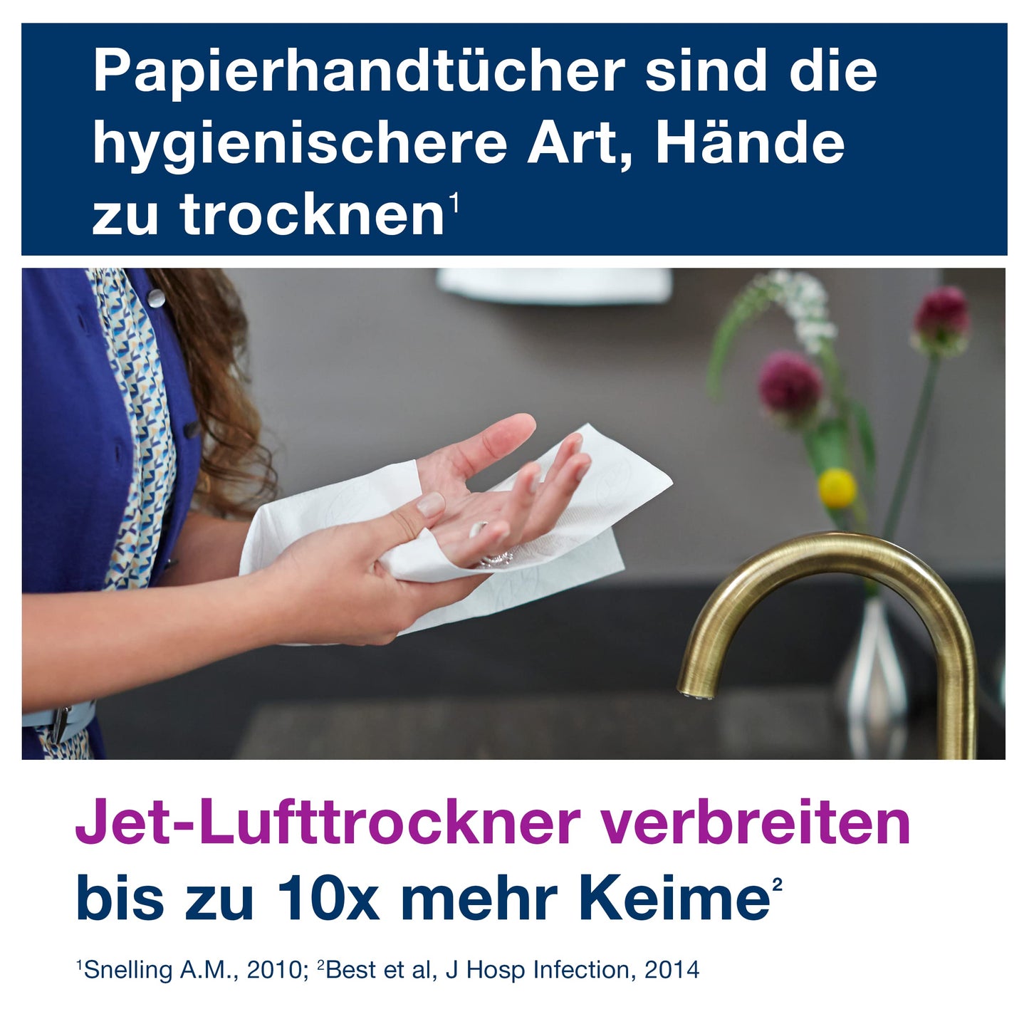 Tork weiche Zickzack Papierhandtücher Advanced 290143 - H3 Falthandtücher für Papierhandtuchspender - saugfähig und reißfest, 2-lagig, weiß - 15 x 250 Tücher