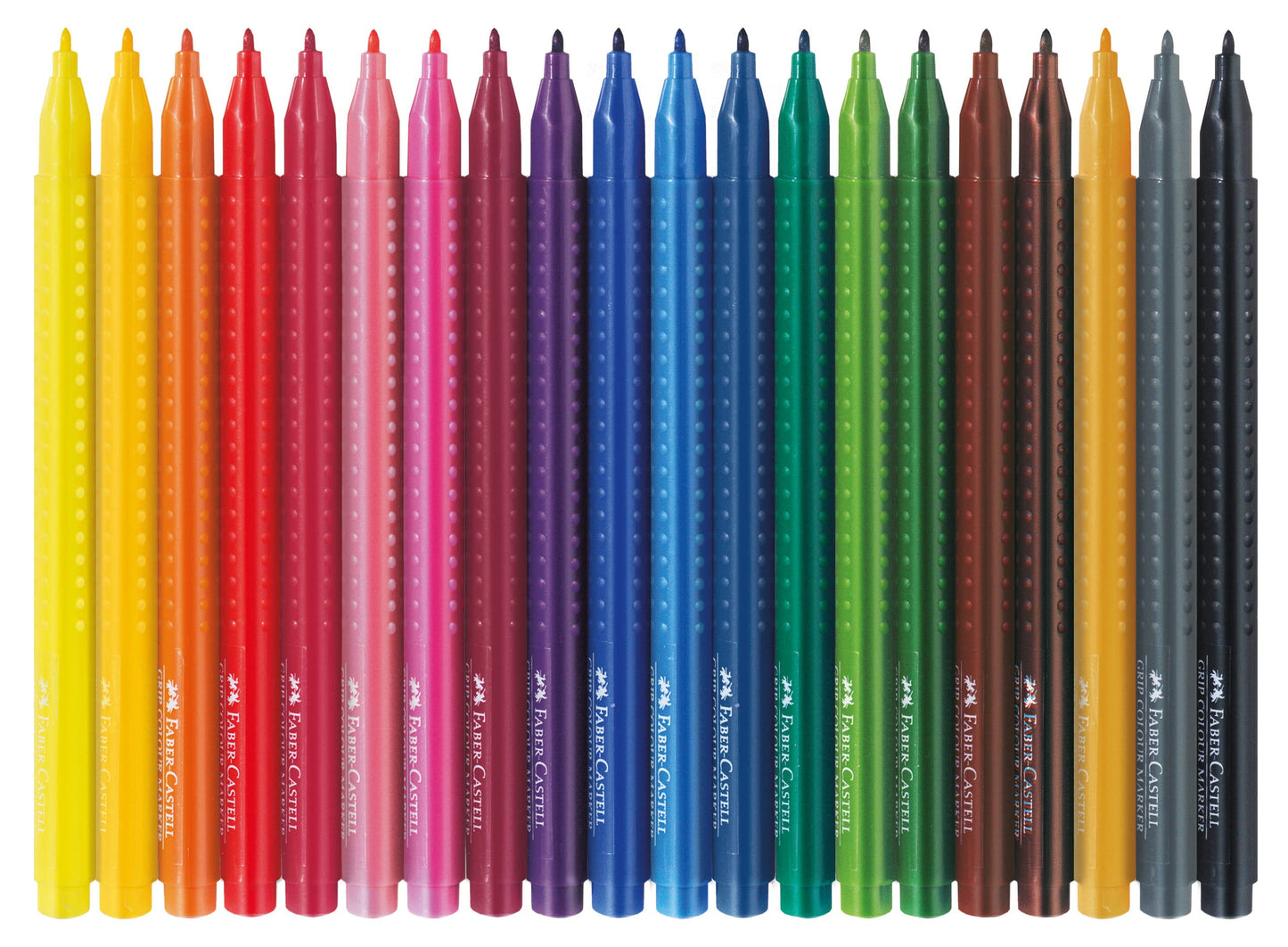FABER-CASTELL 155320 - Fasermaler GRIP Colour Marker, 20er Etui