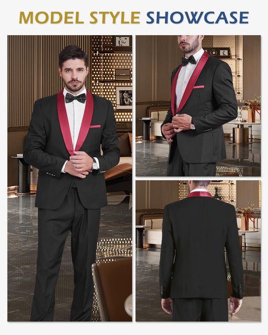 YND Herren-Blazer mit einem Knopf, lässig, schmale Passform, Schalrevers, leichte Jacke, Abendessen, Abschlussball, Party, Smoking, Weiss/opulenter Garten, XX-Large