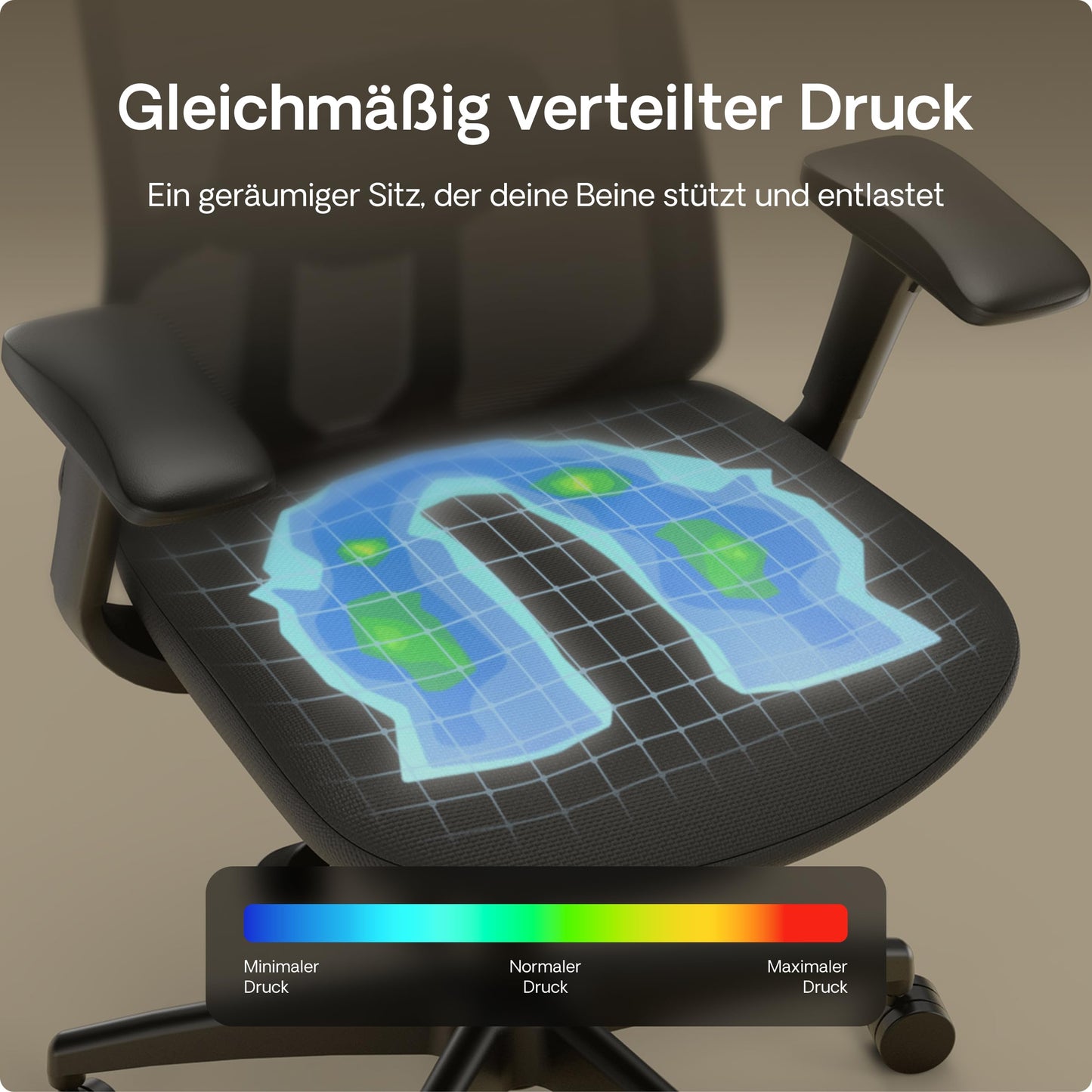Desktronic SitOne ergonomischer Bürostuhl verstellbar