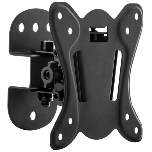 deleyCON Universal TV & Monitor Wandhalterung 13"-27" Zoll (33-69cm) - bis 20Kg & VESA 100x100mm - Neigbar + Schwenkbar - Wandabstand nur 75mm