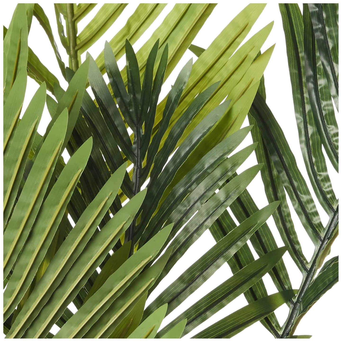 Amazon Basics Künstliche Palme mit Kunststoff-Pflanzgefäß, 119.38 cm, grün
