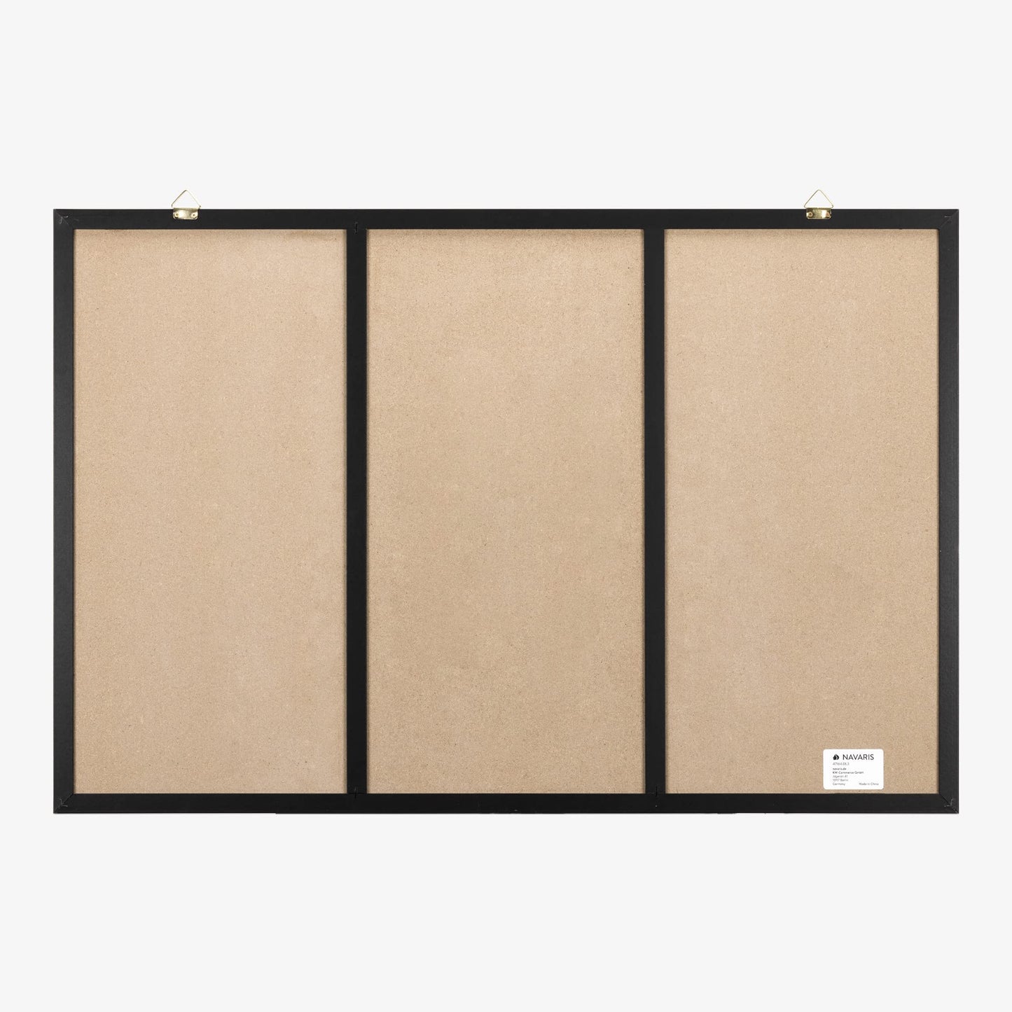 Navaris 3in1 Kombitafel 60x40cm - Kreidetafel Whiteboard Kork Pinnwand - Memoboard magnetische Seiten Weekly Plan inkl. Kreide Pins Magnete