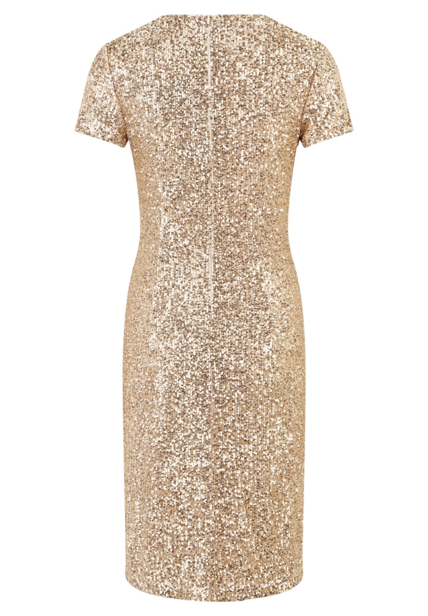 Vera Mont Damen 4652/4160 Kleid, Gold/Silver, 42