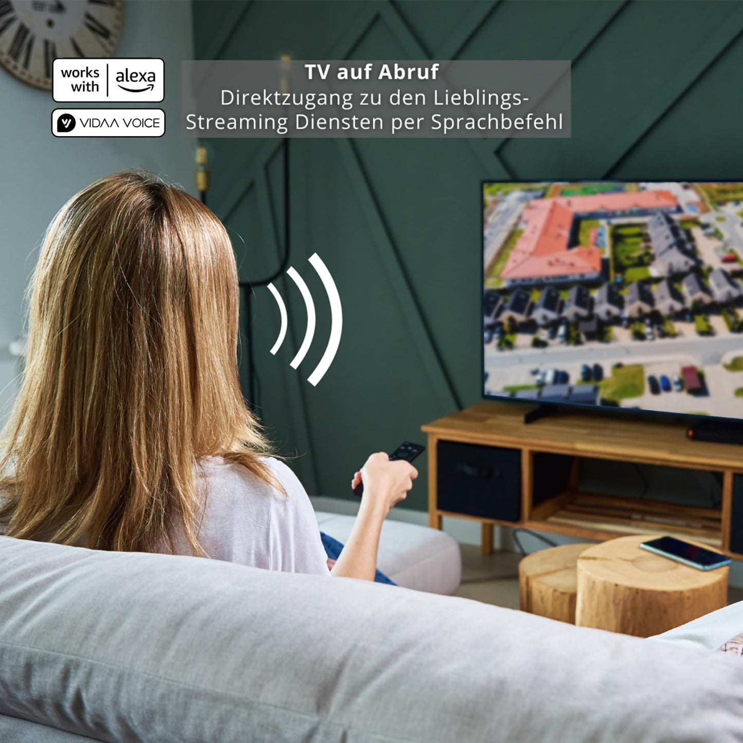 Toshiba 32WV3E63DAZ 32 Zoll Fernseher/VIDAA Smart TV (HD Ready, HDR, Triple-Tuner, Bluetooth, Dolby Audio) [2024]