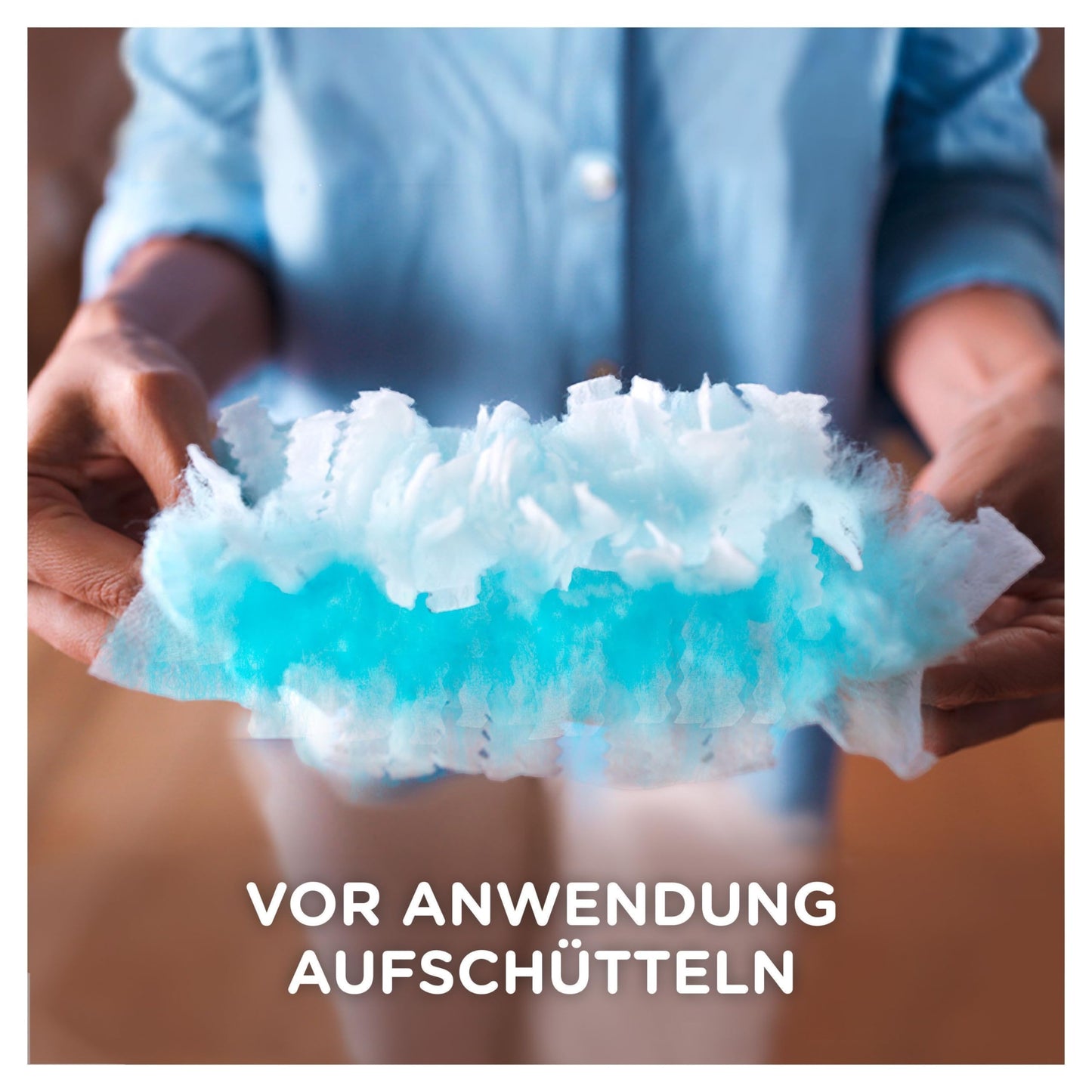 Swiffer Staubmagnet Trap & Lock Starterset (1 Staubwedel + 15 Tücher), nimmt 3x mehr Staub & Haare auf und schließt diese ein