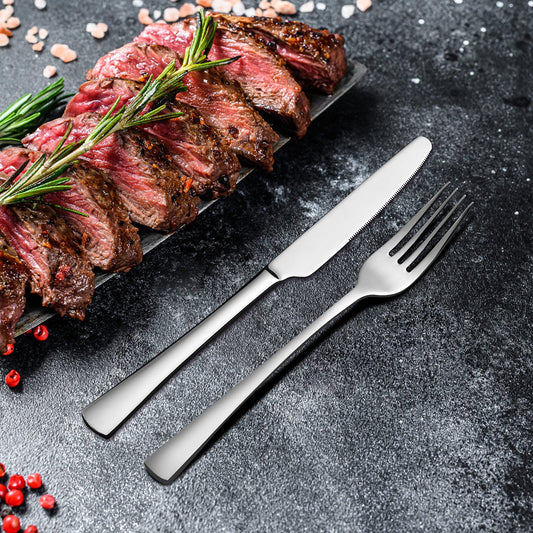 Bestdin Besteck Set 6 Personen, 30 teilig Edelstahl Besteckset, Essbesteck Set mit Messer Gabel Löffel, Hochwertiges Edelstahlbesteck, Spülmaschinenfest.