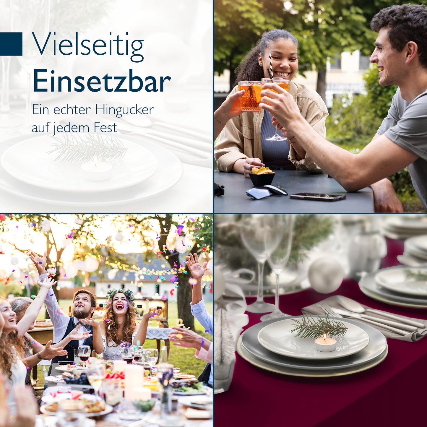 Beautissu Edles Strechhussen Set 3tlg. Victoria - Elastische Hussen für Bierzeltgarnitur 220x70 cm – Festliche Husse Biertisch + 2 Bierbank - Bierzeltgarnitur Hussen in Rot Bordeaux