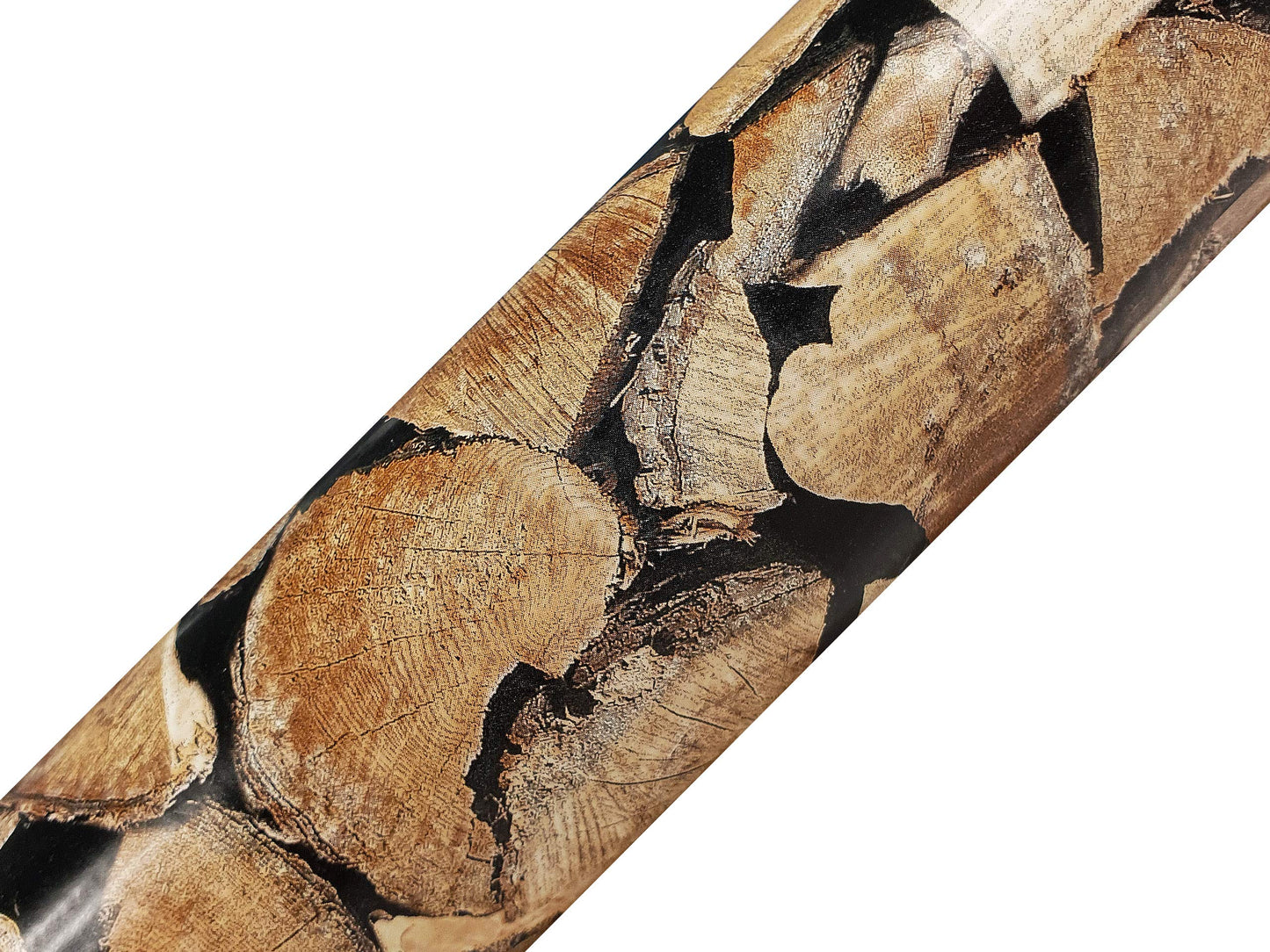 DecoMeister Klebefolie in Holz-Optik Holzfolien Deko-Folien Holzdekor Selbstklebefolie Möbelfolie Selbstklebend Fertigrolle Holz Folie für Möbel Feuerholz 45x200 cm