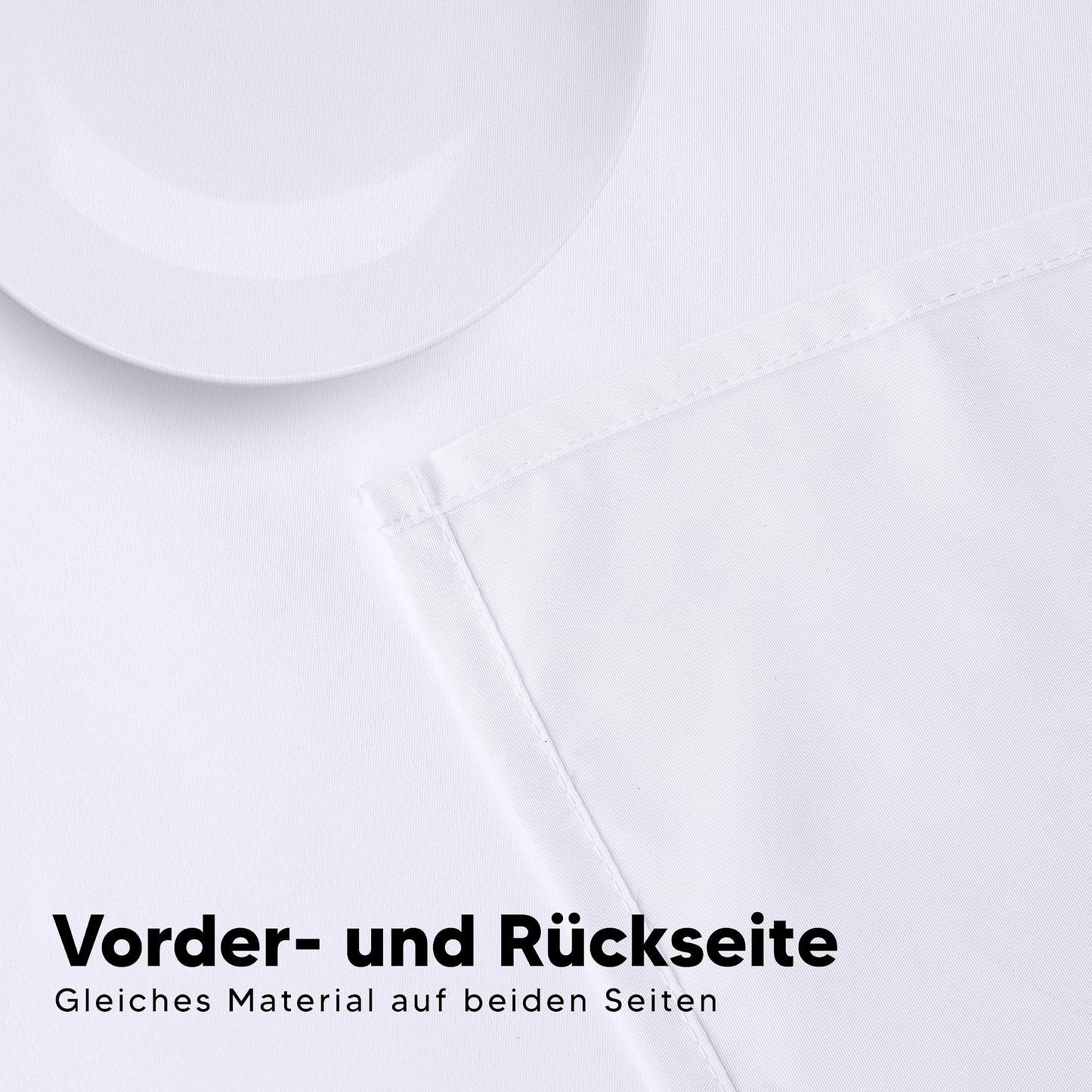Utopia Kitchen Polyester Tischdecke 110 x 140 cm (2er-Pack, Weiß) Maschinenwaschbare Tischdecke Ideal für Partys, Veranstaltungen, Hochzeiten und Restaurants (44 x 56 Zoll)