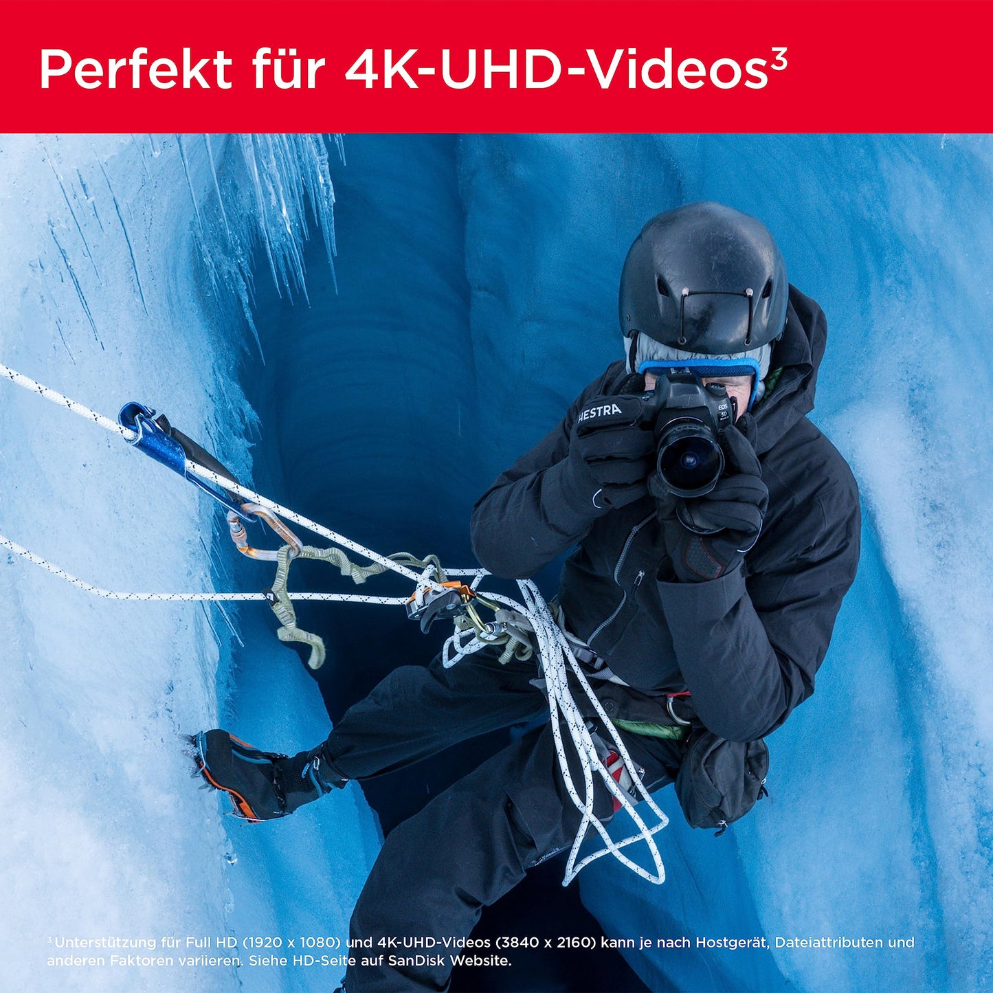 SanDisk Extreme PRO SDXC UHS-I Speicherkarte 128 GB (V30, Übertragungsgeschwindigkeit 200 MB/s, U3, 4K UHD Videos, SanDisk QuickFlow-Technologie, temperaturbeständig)