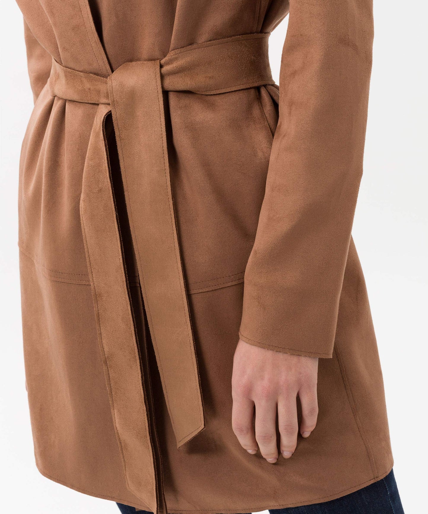 BRAX Damen Style Berlin Velours Jacke, Tobacco, (Herstellergröße: 36)