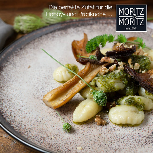 Moritz & Moritz VIDA Geschirrset 6 Personen Beige 18-tlg. - Modernes Porzellan Geschirr Set - Kratz-, Mikrowellen- & Spülmaschinenfest, Essgeschirr, Tafelservice, Kombiservice 6 Personen