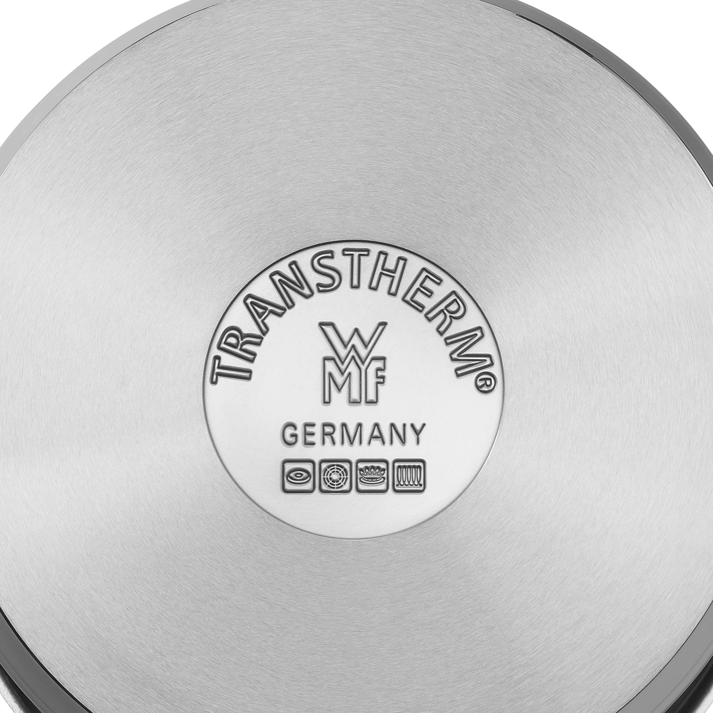 WMF Function 4 Topfset Induktion 4-teilig, Cromargan Edelstahl poliert, Glasdeckel mit 4 Abgießfunktionen, Induktionstöpfe, Innenskalierung