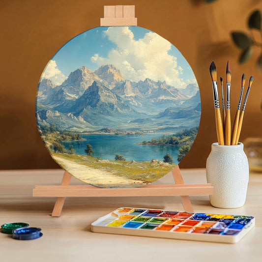 Belle Vous Tischstaffelei Verstellbar aus Holz A-Form - 83cm Buchenholz Staffelei Dreifuß Holzstaffelei, Tisch Staffelei Holzständer Stativ zum Zeichnen, Malen, Fotos Aufstellen, Kunst