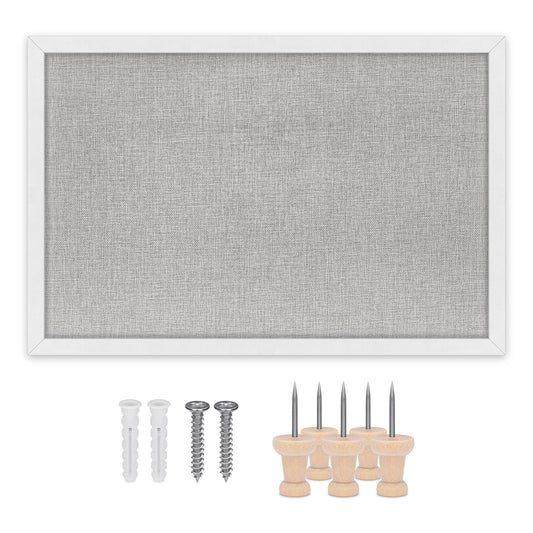 BJORKLUND Pinnwand | Hochwertige Pinnwand aus Kork zum Aufhängen | Große Korktafel 40 x 30 cm, Visionboard, Anschlagtafel für Haus, Büro und Schlafzimmer
