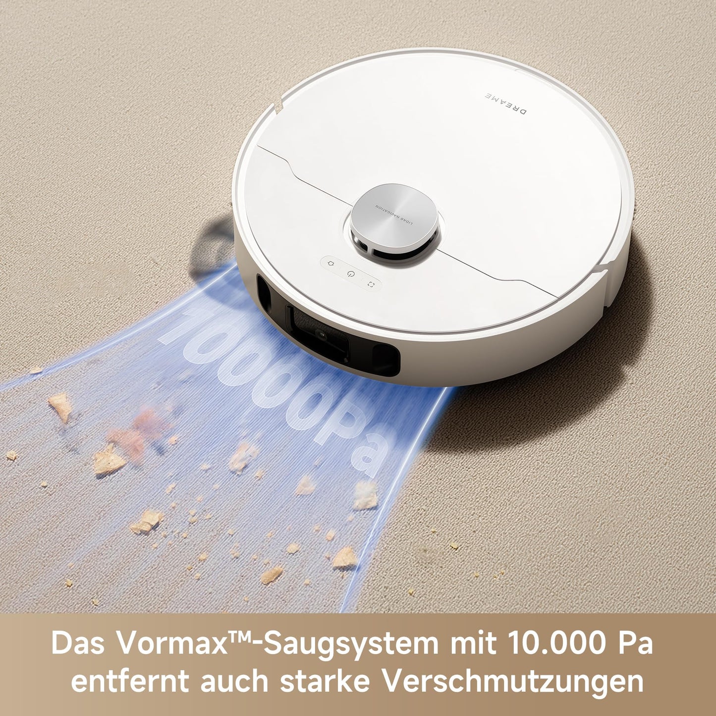 DREAME L10s Ultra Gen 2 Saugroboter mit Wischfunktion,MopExtend™ RoboSwing-Technologie, 10.000 Pa Vormax™-Saugkraft, Haustiermodus, vollautomatischer Basisstation,vielseitiger Teppichreinigung
