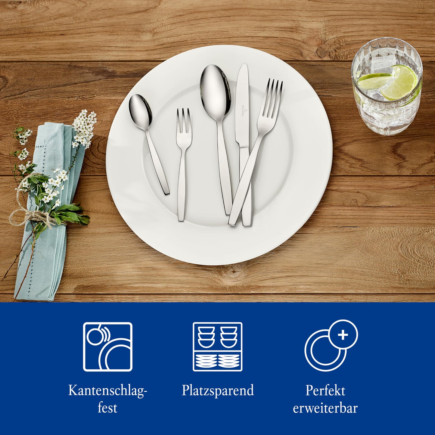 Villeroy & Boch – For Me Dinner Set 8 Teilig Weiß, Spülmaschinenfest, Mikrowellensicher, Mit Speisetellern Und Suppentellern, Geschirr, Geschirrset, Teller Set, Service, Premium Porzellan