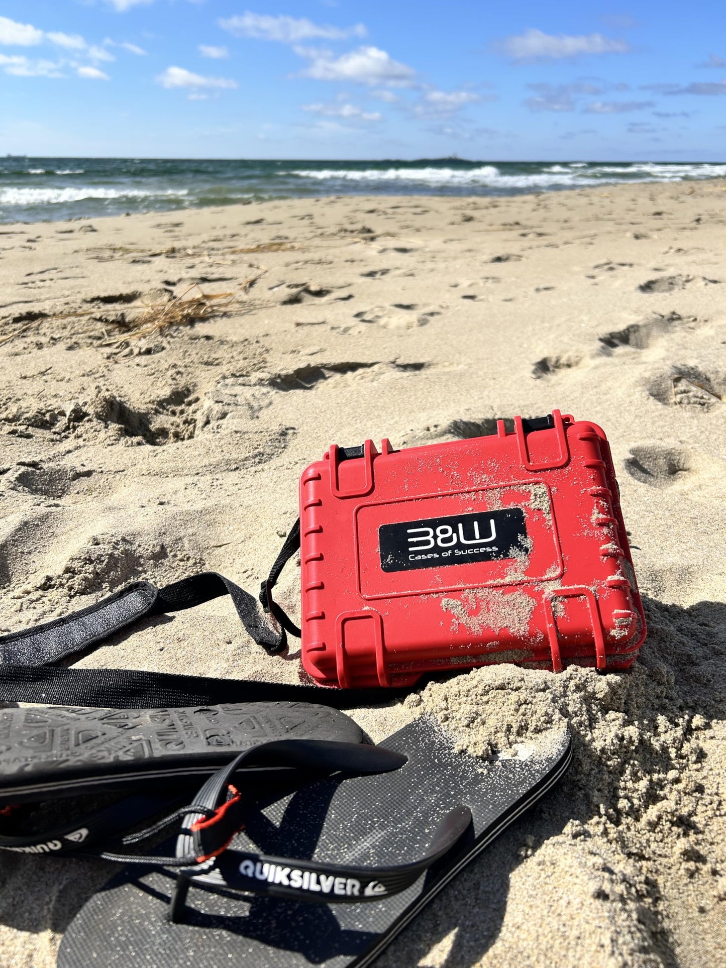 B&W Transportkoffer Outdoor - Typ 500 - Gelb mit Würfelschaum - Wasserdicht nach IP67 Zertifizierung, Staubdicht, Bruchsicher und Unverwüstlich