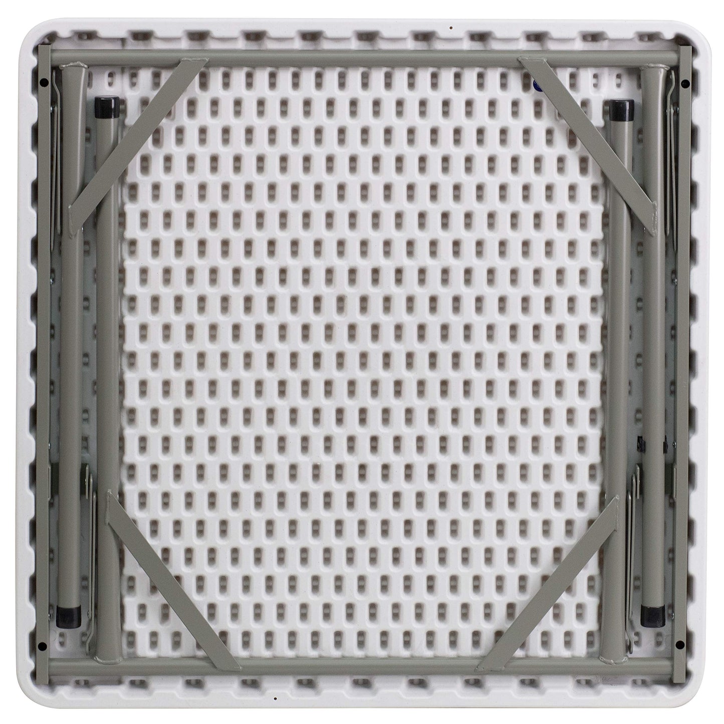 Flash Furniture Klapptisch, 87 x 87 x 75 cm, weiß