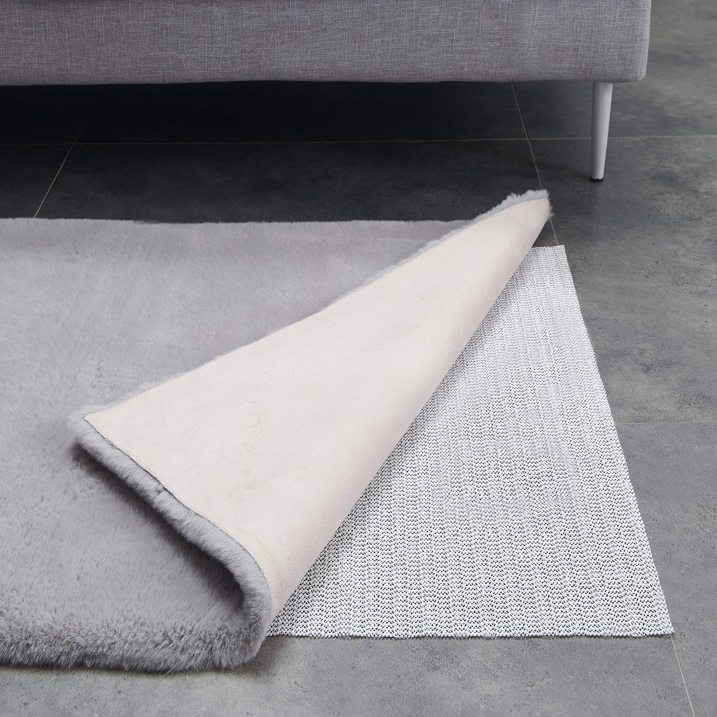 Teppich Wölkchen Teppich-Unterlage rutschfest Anti-Rutsch-Matte | Gleitschutz Teppich Stopper | Zuschneidbare Rutschmatte Universal für Schublade Auto Kofferraum | 70x140 cm
