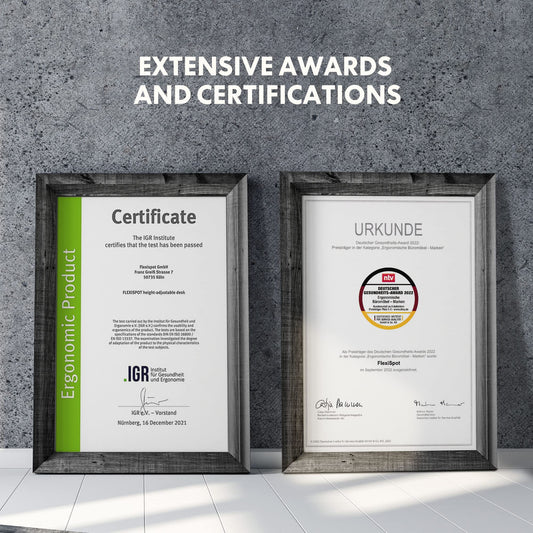FLEXISPOT Höhenverstellbarer Schreibtisch Elektrisch Tischgestell mit 2 starken Motoren, Super Belastung 160KG, 3-Fach-Teleskop, Memory-Steuerung, LED Höhenanzeige (PRO Schwarz)