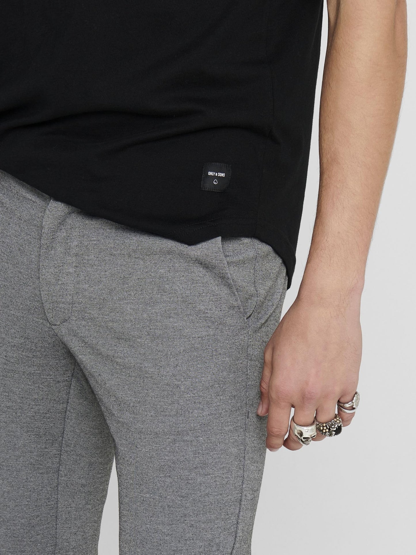 ONLY & SONS Herren Hose 22010209 Medium Grey Melange 30-30