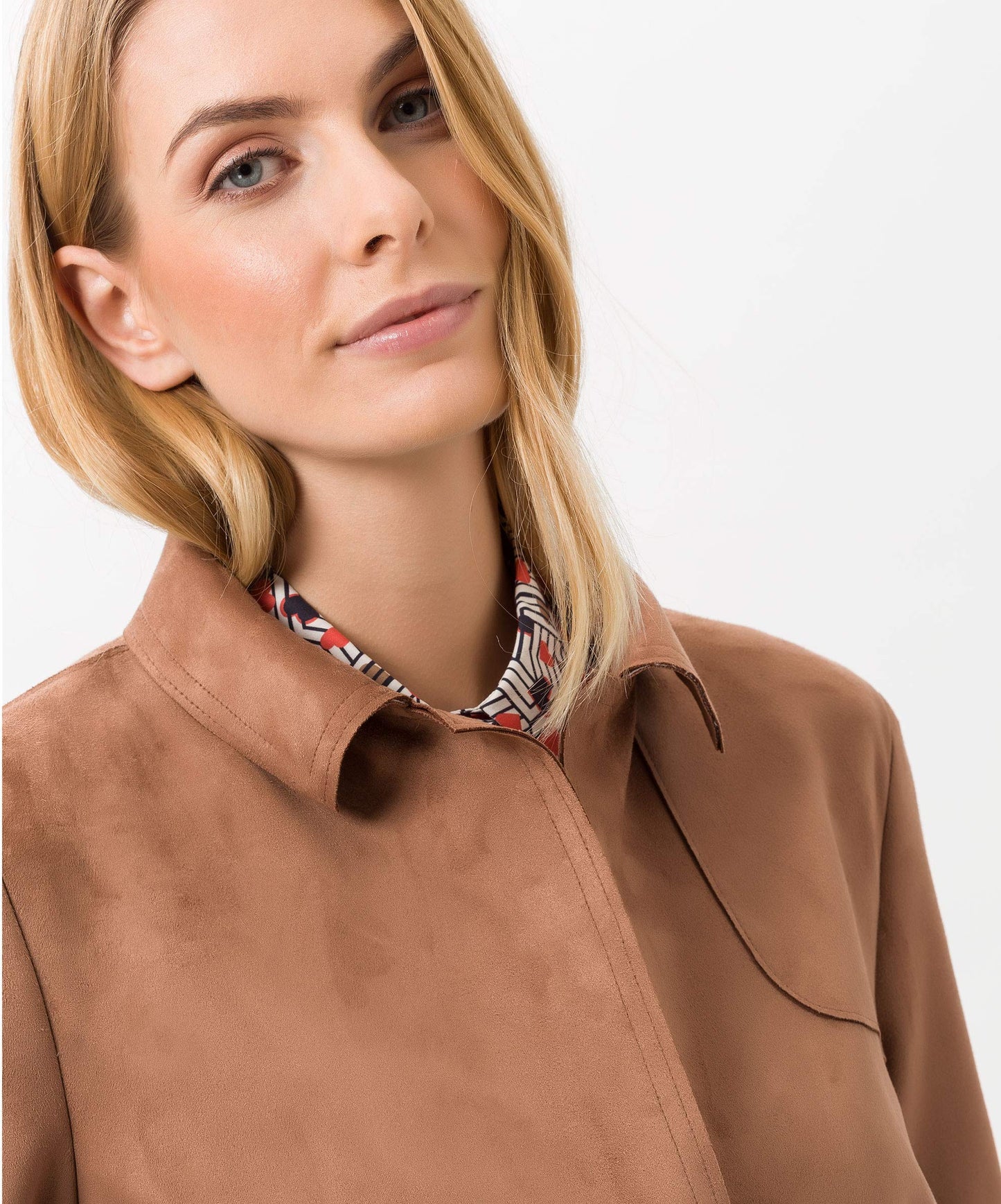 BRAX Damen Style Berlin Velours Jacke, Tobacco, (Herstellergröße: 36)