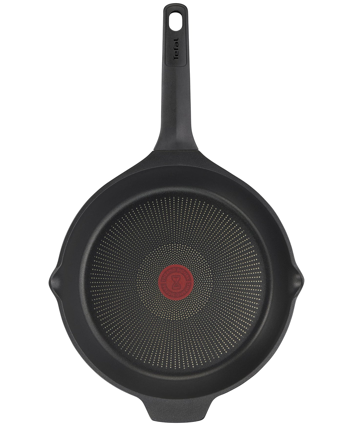Tefal Robusto Aluguss Bratpfanne 28 cm, Pfanne Induktion mit Antihaftversiegelung, Thermo-Signal bei idealer Brattemperatur, einfache Reinigung, spülmaschinenfest, für alle Herdarten geeignet E24906